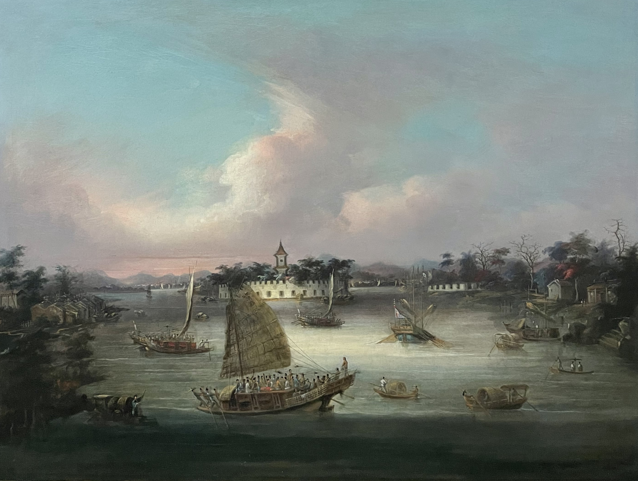 View of Folly Fort on the Canton River